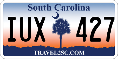 SC license plate IUX427