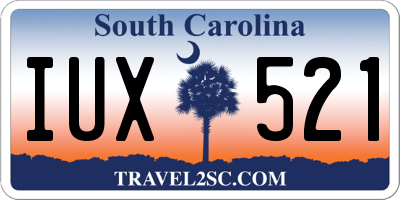 SC license plate IUX521