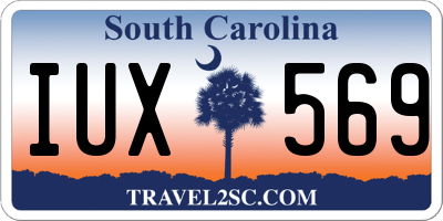 SC license plate IUX569
