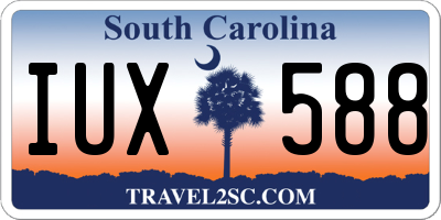 SC license plate IUX588