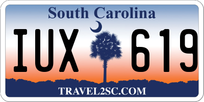 SC license plate IUX619