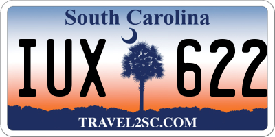 SC license plate IUX622
