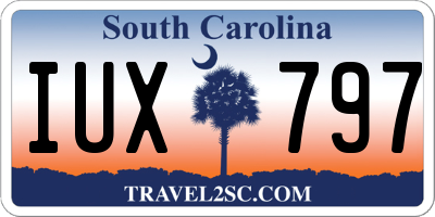 SC license plate IUX797