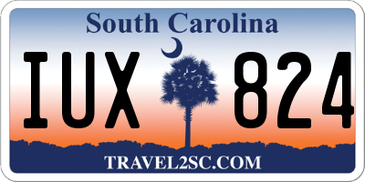 SC license plate IUX824