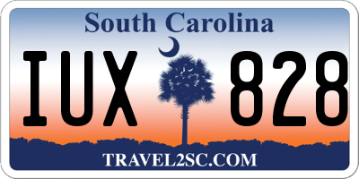 SC license plate IUX828