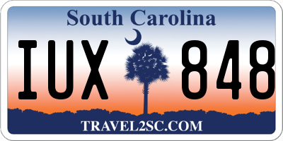SC license plate IUX848