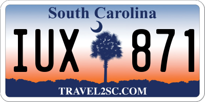 SC license plate IUX871