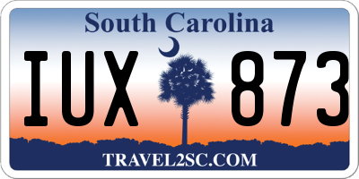 SC license plate IUX873