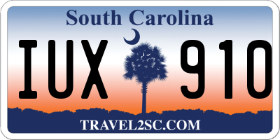 SC license plate IUX910