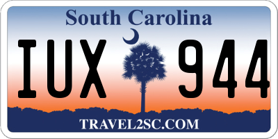 SC license plate IUX944