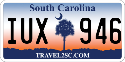 SC license plate IUX946