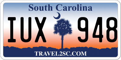 SC license plate IUX948