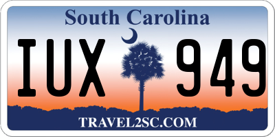 SC license plate IUX949