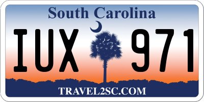 SC license plate IUX971