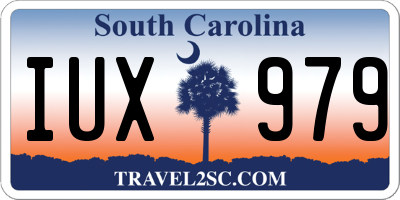 SC license plate IUX979