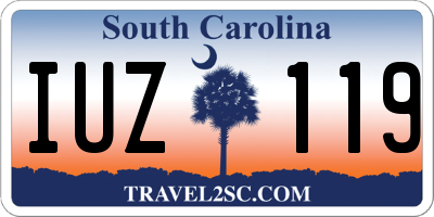SC license plate IUZ119