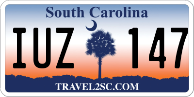 SC license plate IUZ147