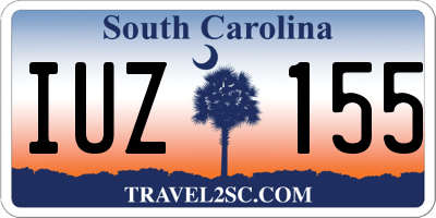 SC license plate IUZ155