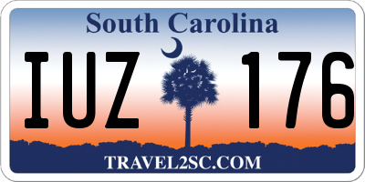 SC license plate IUZ176