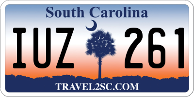 SC license plate IUZ261