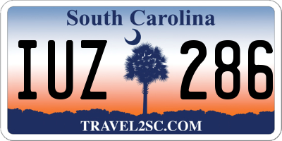 SC license plate IUZ286