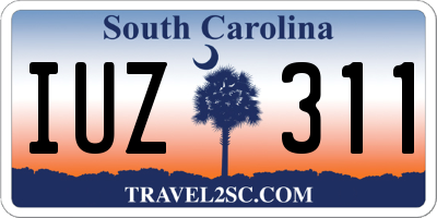 SC license plate IUZ311