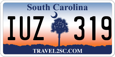 SC license plate IUZ319