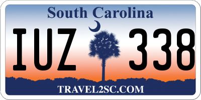 SC license plate IUZ338