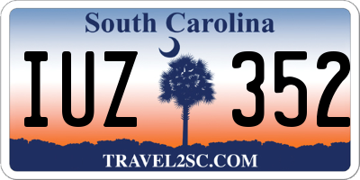 SC license plate IUZ352