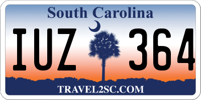 SC license plate IUZ364