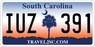 SC license plate IUZ391