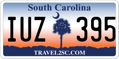 SC license plate IUZ395
