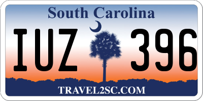 SC license plate IUZ396