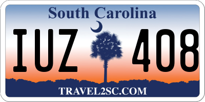 SC license plate IUZ408