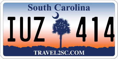 SC license plate IUZ414