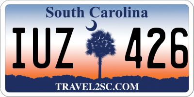 SC license plate IUZ426