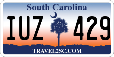 SC license plate IUZ429