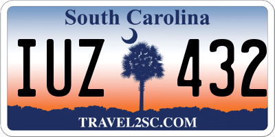SC license plate IUZ432