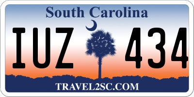 SC license plate IUZ434