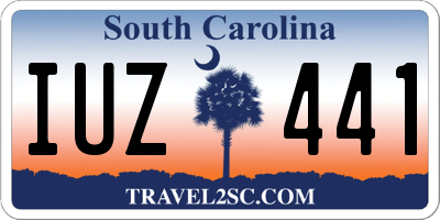 SC license plate IUZ441