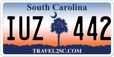 SC license plate IUZ442