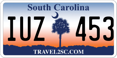 SC license plate IUZ453