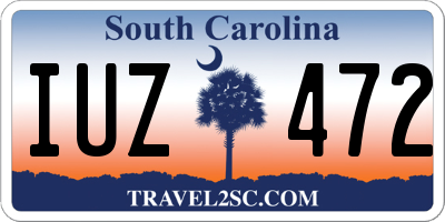 SC license plate IUZ472