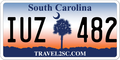 SC license plate IUZ482