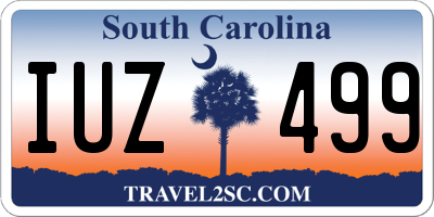 SC license plate IUZ499
