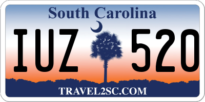 SC license plate IUZ520