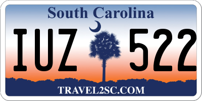 SC license plate IUZ522