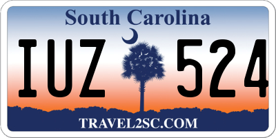SC license plate IUZ524