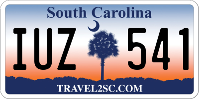 SC license plate IUZ541