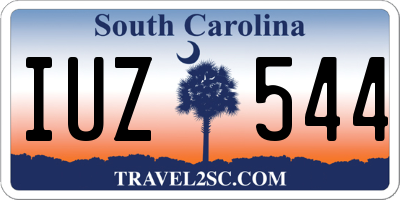 SC license plate IUZ544